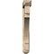 Ekena Millwork Merced Arts and Crafts Rough Sawn Bracket w/ Offset Brace, Douglas Fir, 6"W x 44"D x 44"H BKT0604X44X44MRC03RDF - alternate 2